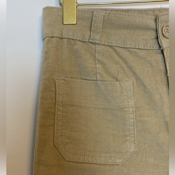 Anthropologie Pilcro Wide Leg Retro Corduroy Neutral - Picture 4 of 12
